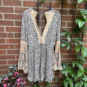 FREE PEOPLE Bell Sleeve Romper